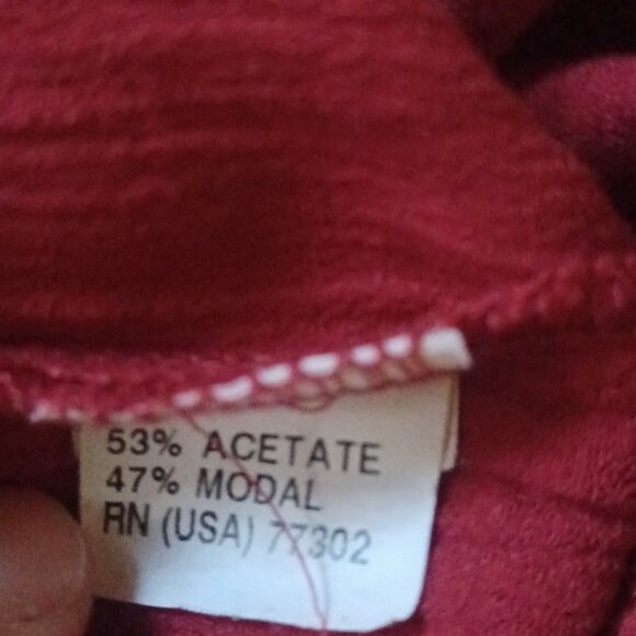 Zara V-Neck Red Mini Dress Women's Medium M - Picture 5 of 7